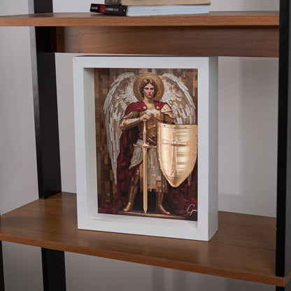 अमूर्त रंगीन पर्वत - 3 भाग