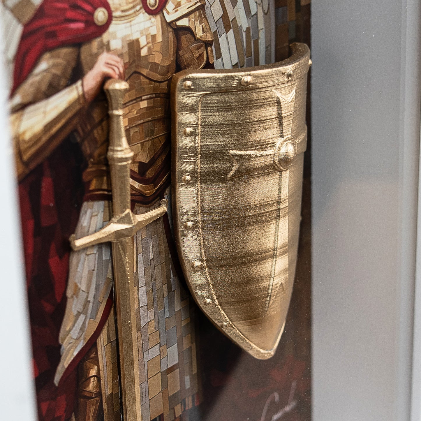 अमूर्त रंगीन पर्वत - 3 भाग