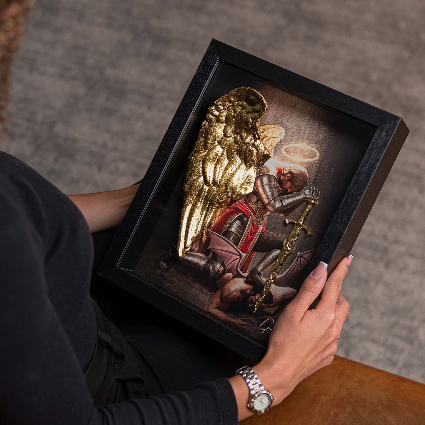 अमूर्त रंगीन पर्वत - 3 भाग