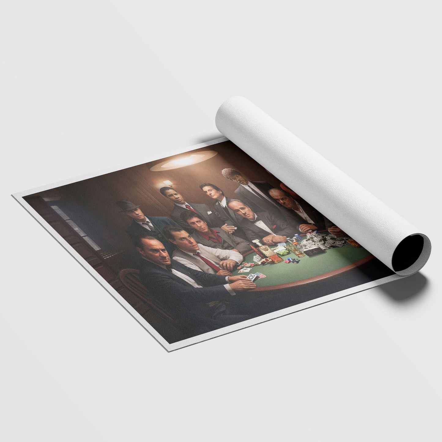 अमूर्त रंगीन पर्वत - 3 भाग