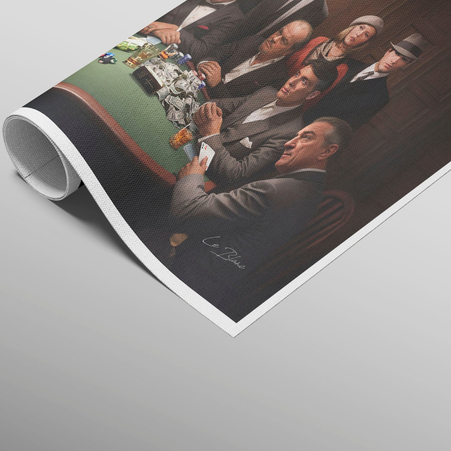 अमूर्त रंगीन पर्वत - 3 भाग