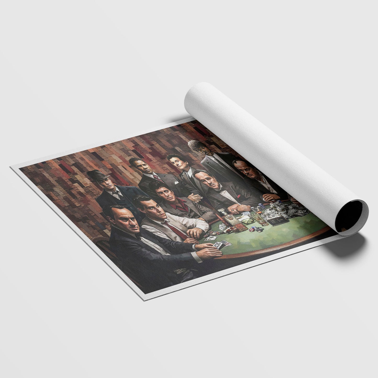 अमूर्त रंगीन पर्वत - 3 भाग