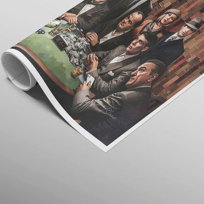 अमूर्त रंगीन पर्वत - 3 भाग