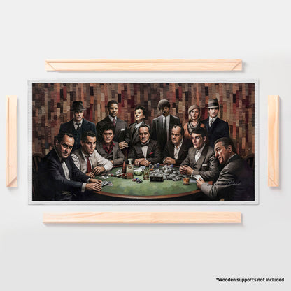 अमूर्त रंगीन पर्वत - 3 भाग