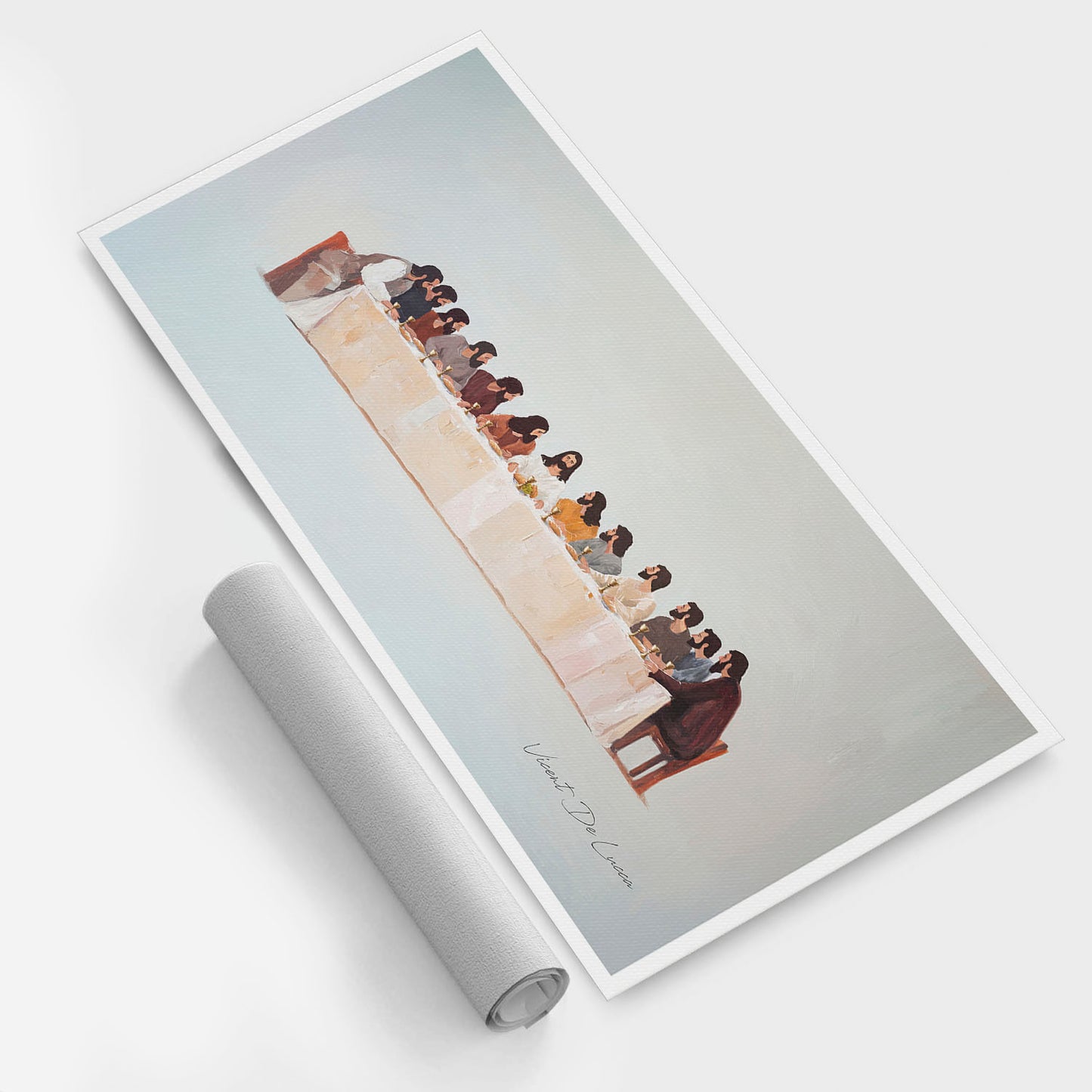 अमूर्त रंगीन पर्वत - 3 भाग