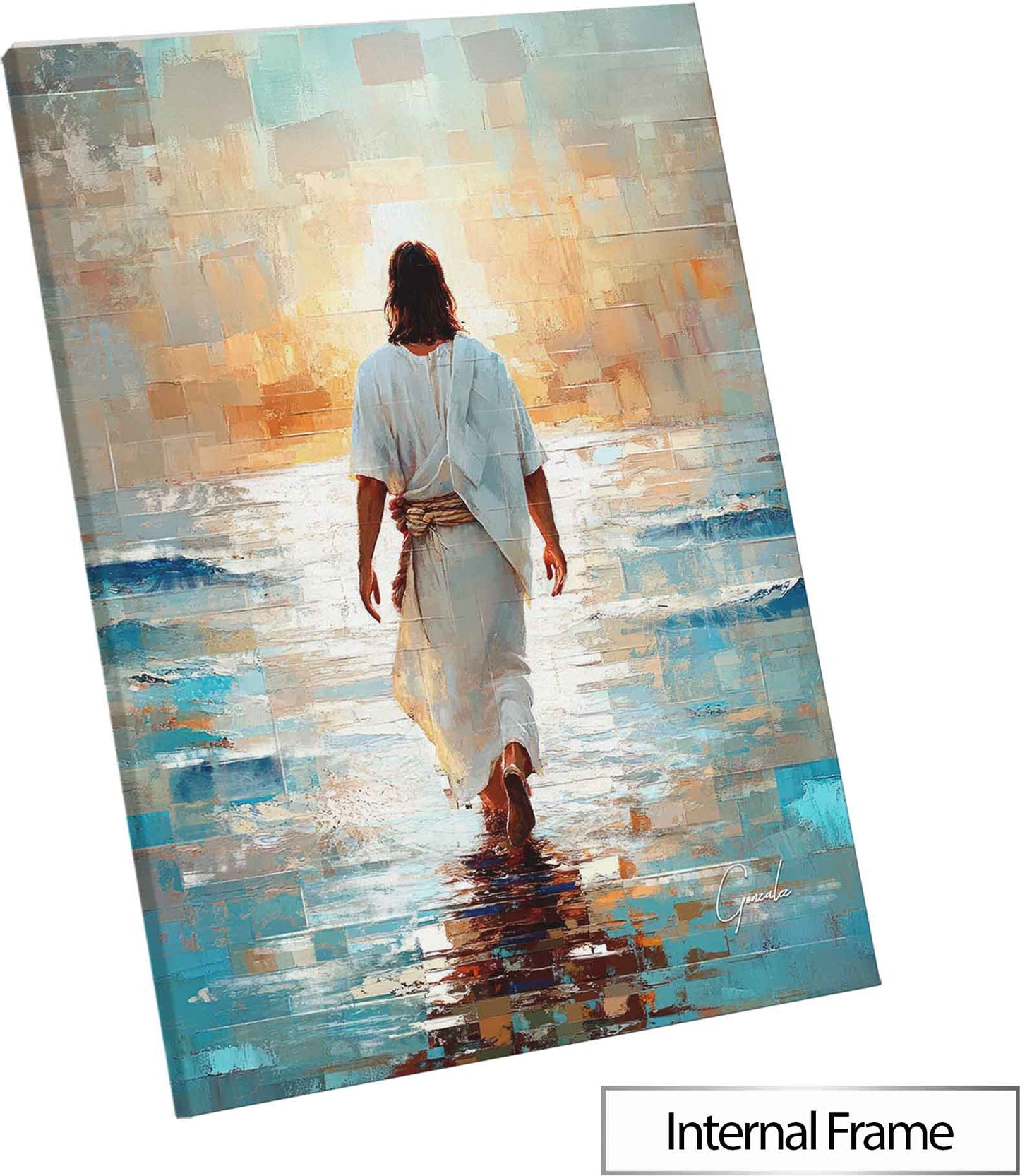 अमूर्त रंगीन पर्वत - 3 भाग