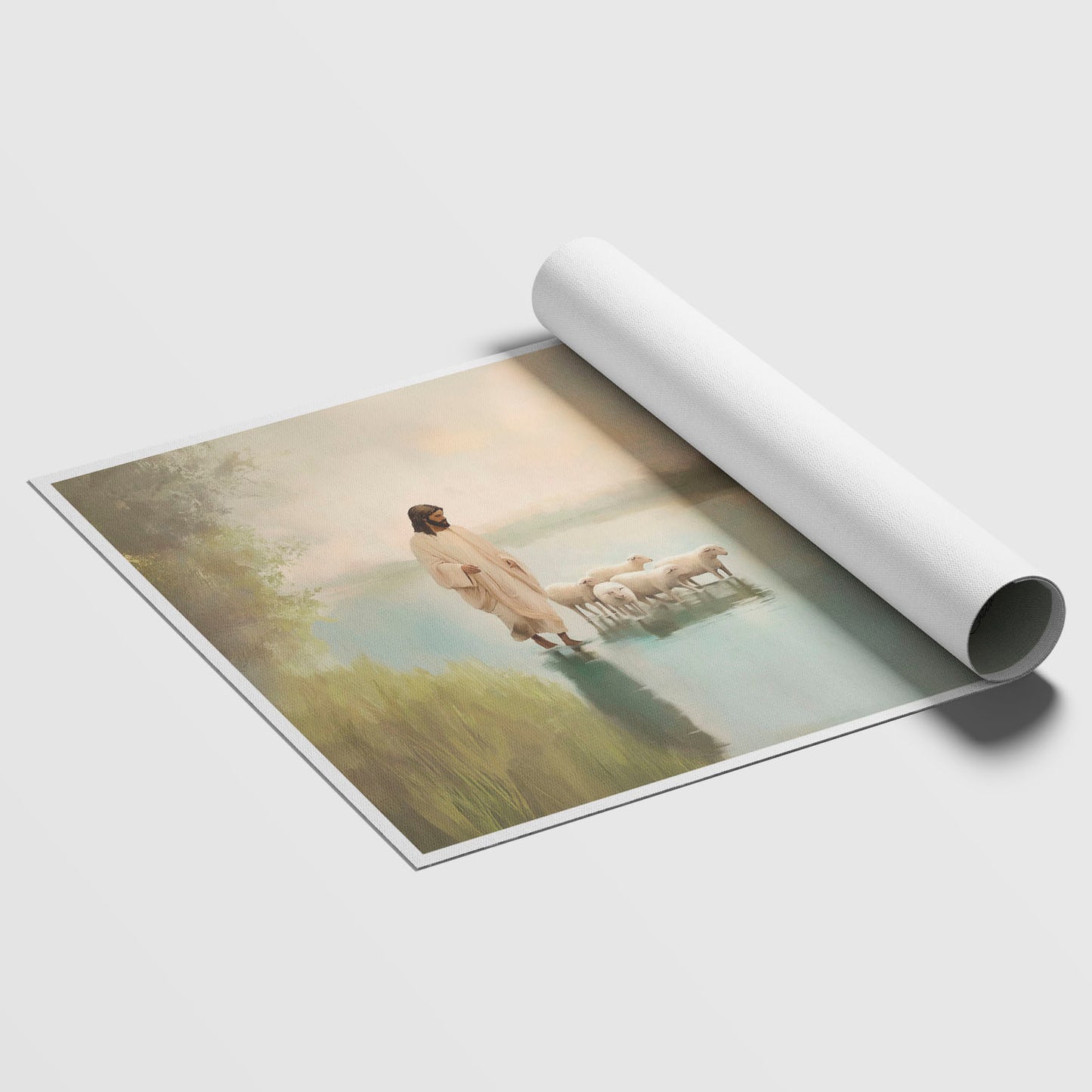 अमूर्त रंगीन पर्वत - 3 भाग