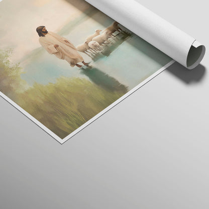 अमूर्त रंगीन पर्वत - 3 भाग