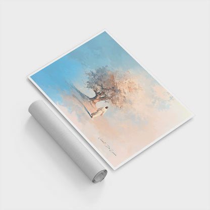 अमूर्त रंगीन पर्वत - 3 भाग