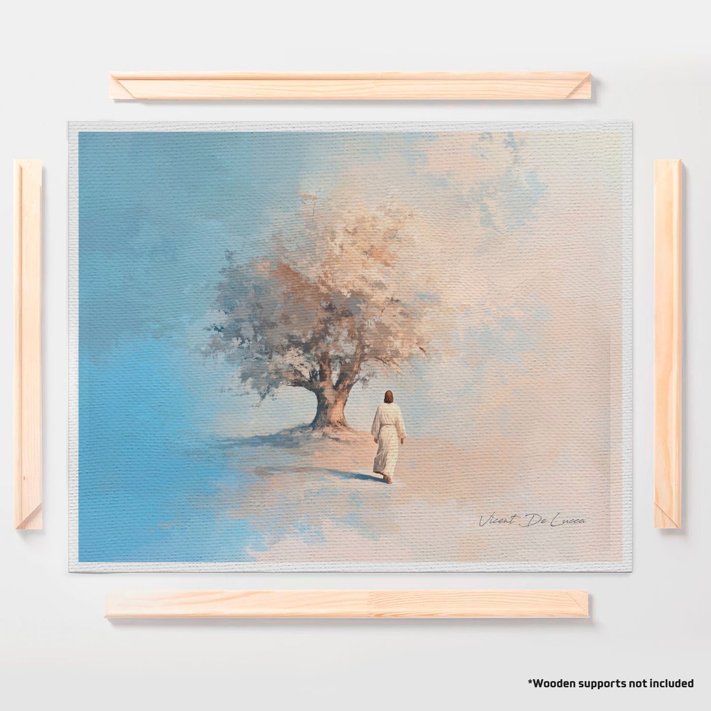 अमूर्त रंगीन पर्वत - 3 भाग