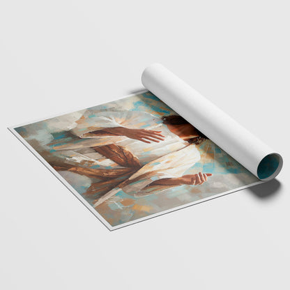 Jesus is the Light Grid Art