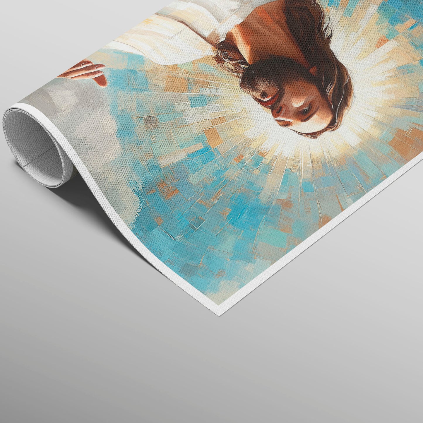 Jesus is the Light Grid Art