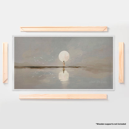 अमूर्त रंगीन पर्वत - 3 भाग