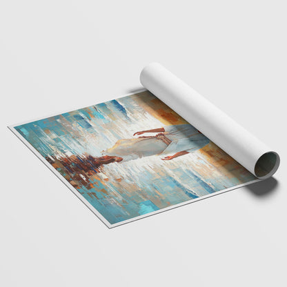 Jesus on the Water Grid Art