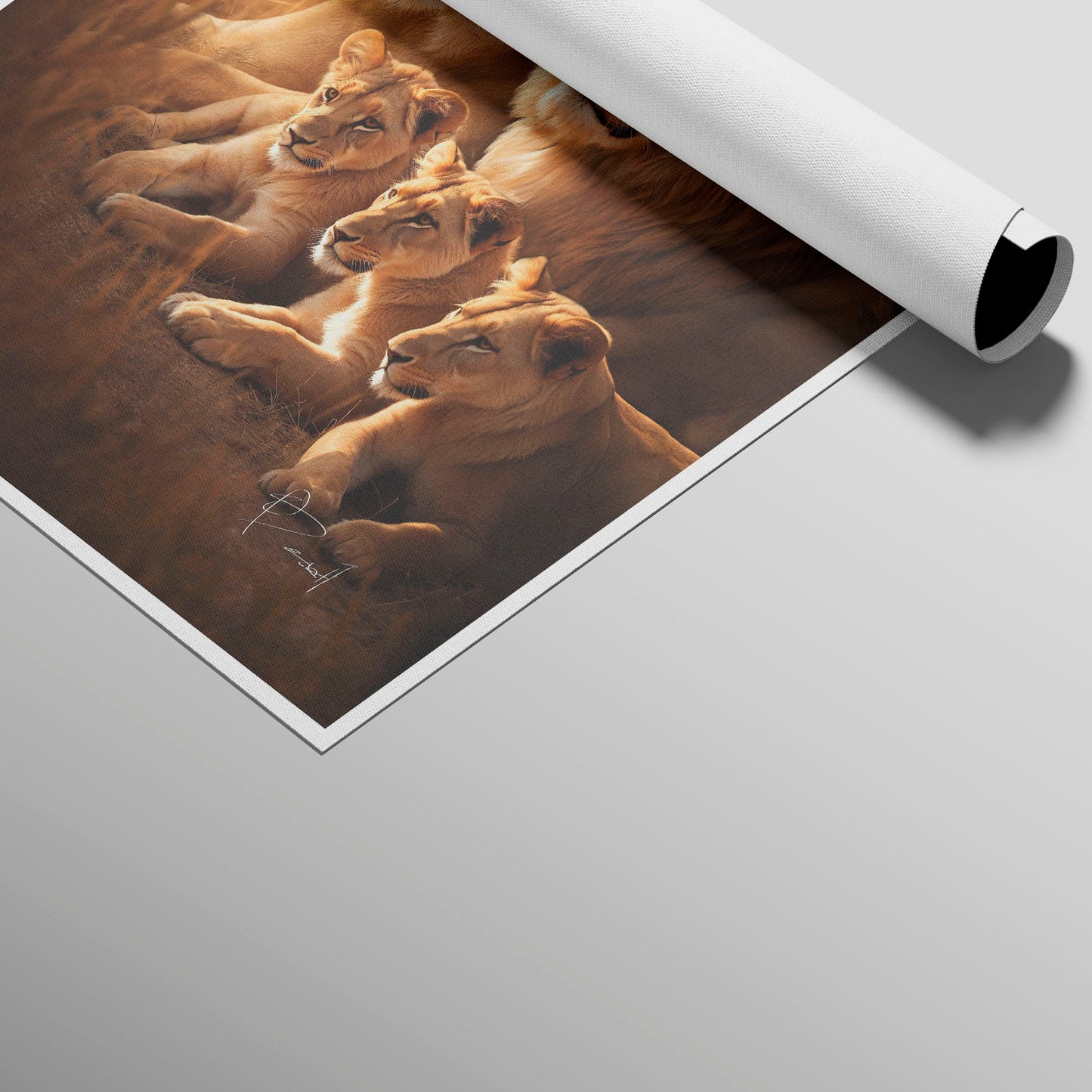 अमूर्त रंगीन पर्वत - 3 भाग