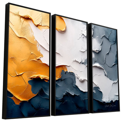 अमूर्त मनोरम ब्रशस्ट्रोक - 3 भाग