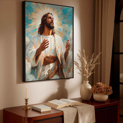 Jesus is the Light Grid Art