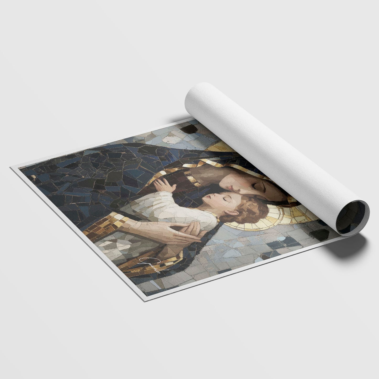 Mary and Jesus Mosaic