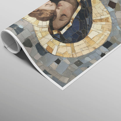 Mary and Jesus Mosaic