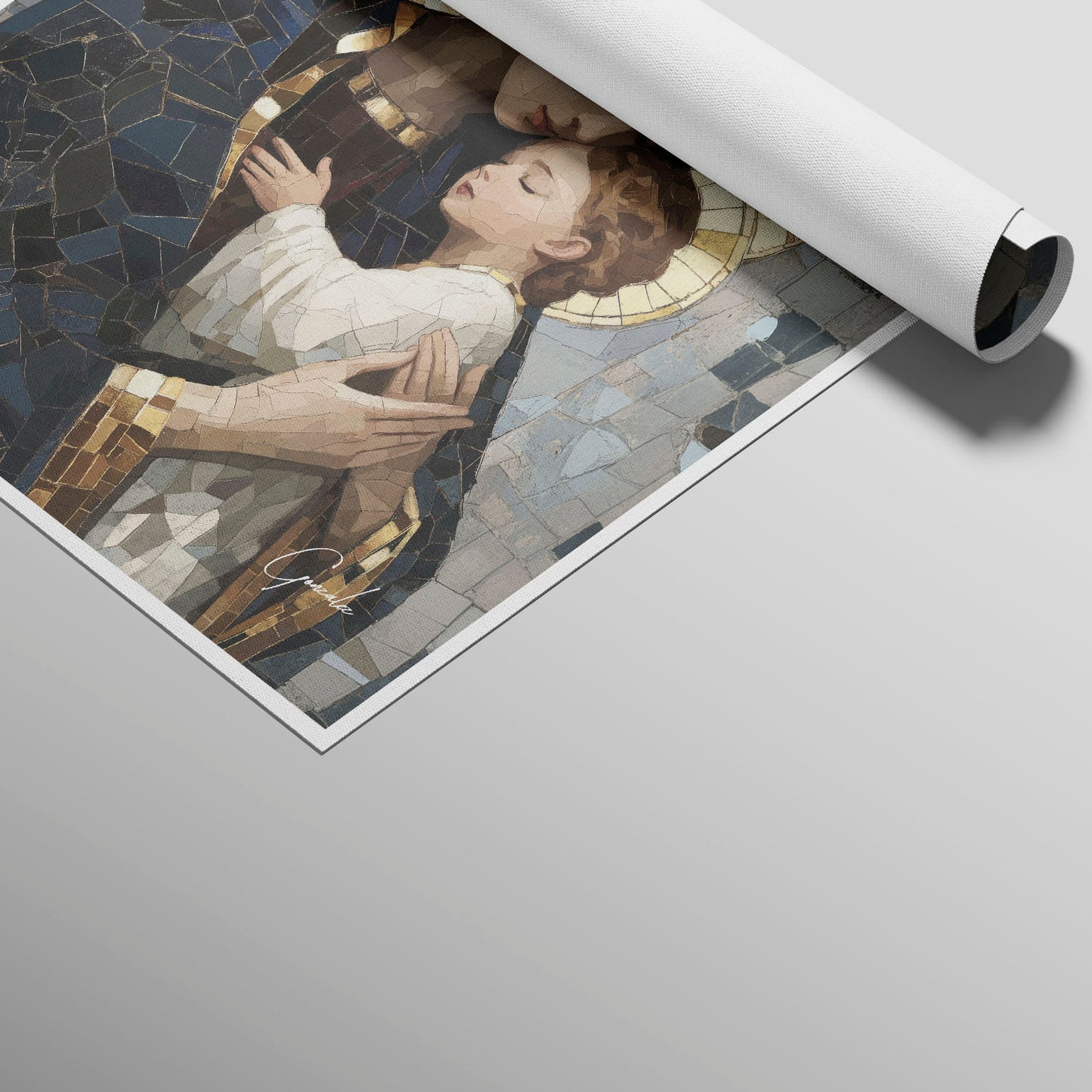 Mary and Jesus Mosaic