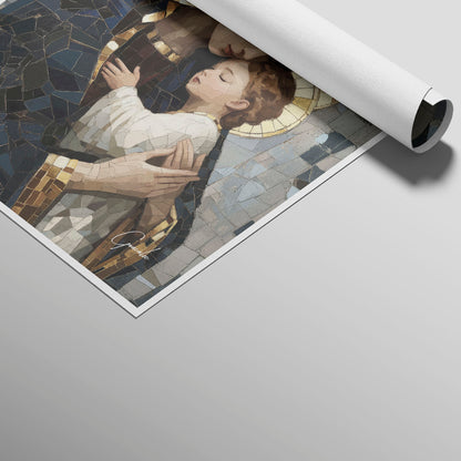 Mary and Jesus Mosaic
