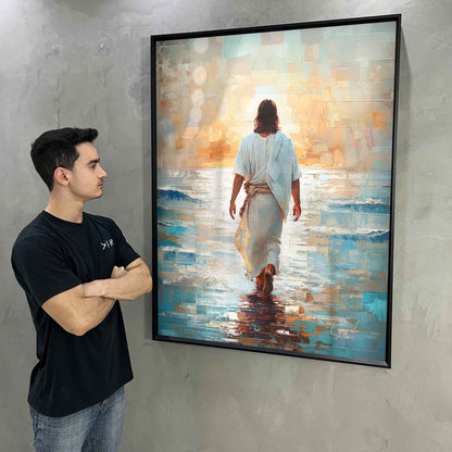 अमूर्त रंगीन पर्वत - 3 भाग