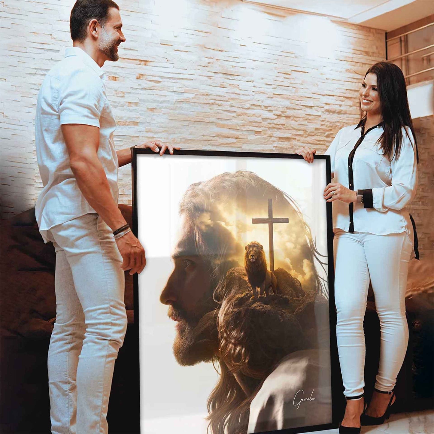 अमूर्त रंगीन पर्वत - 3 भाग