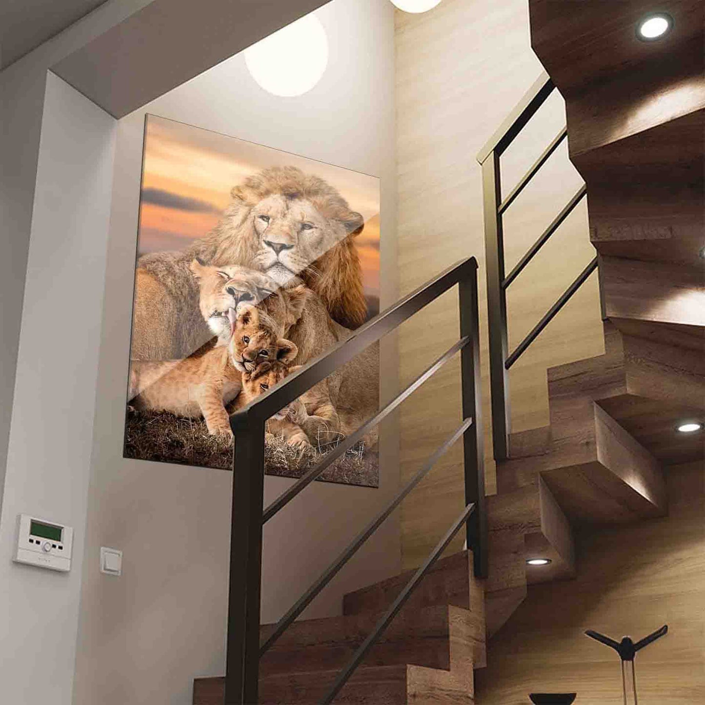 अमूर्त रंगीन पर्वत - 3 भाग