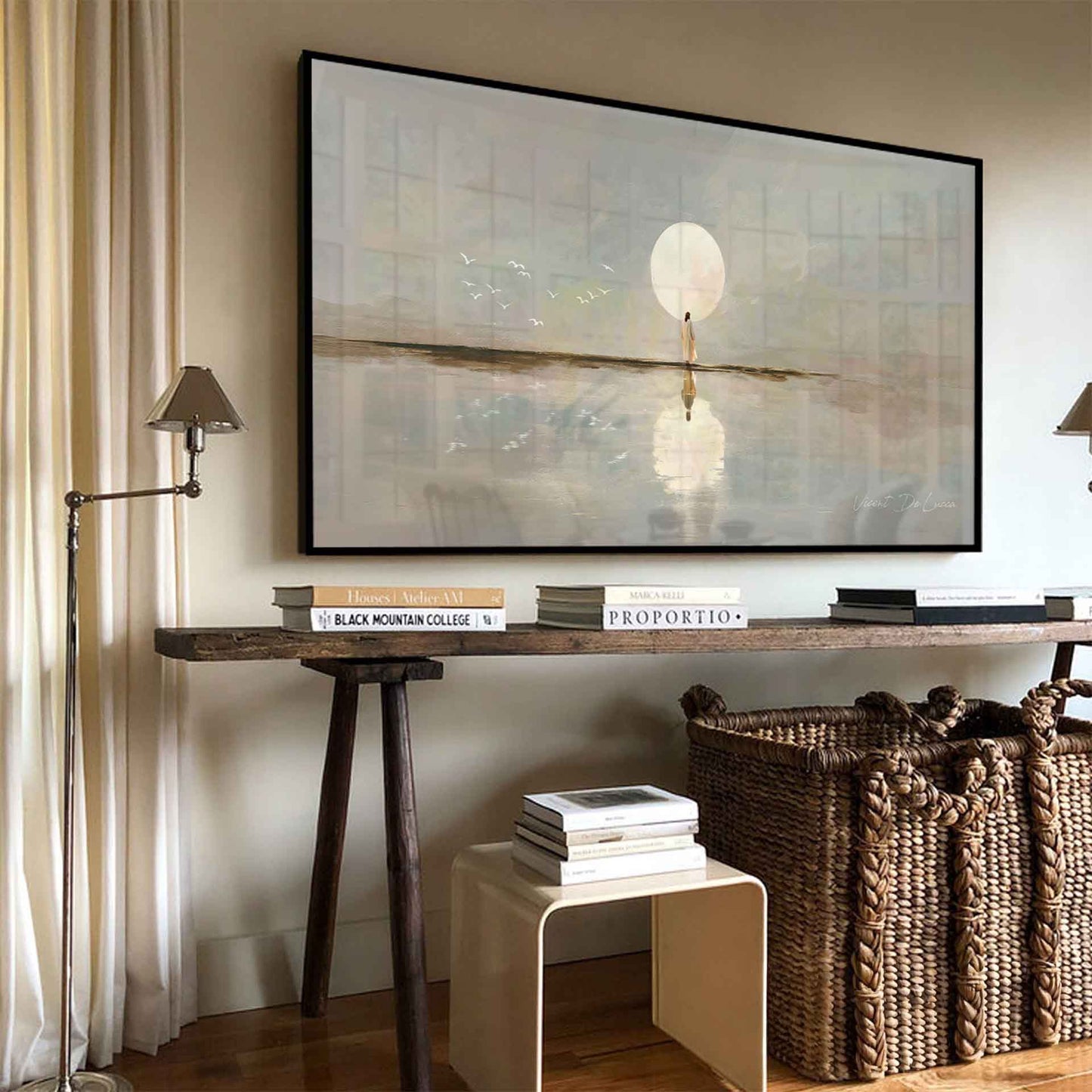 अमूर्त रंगीन पर्वत - 3 भाग