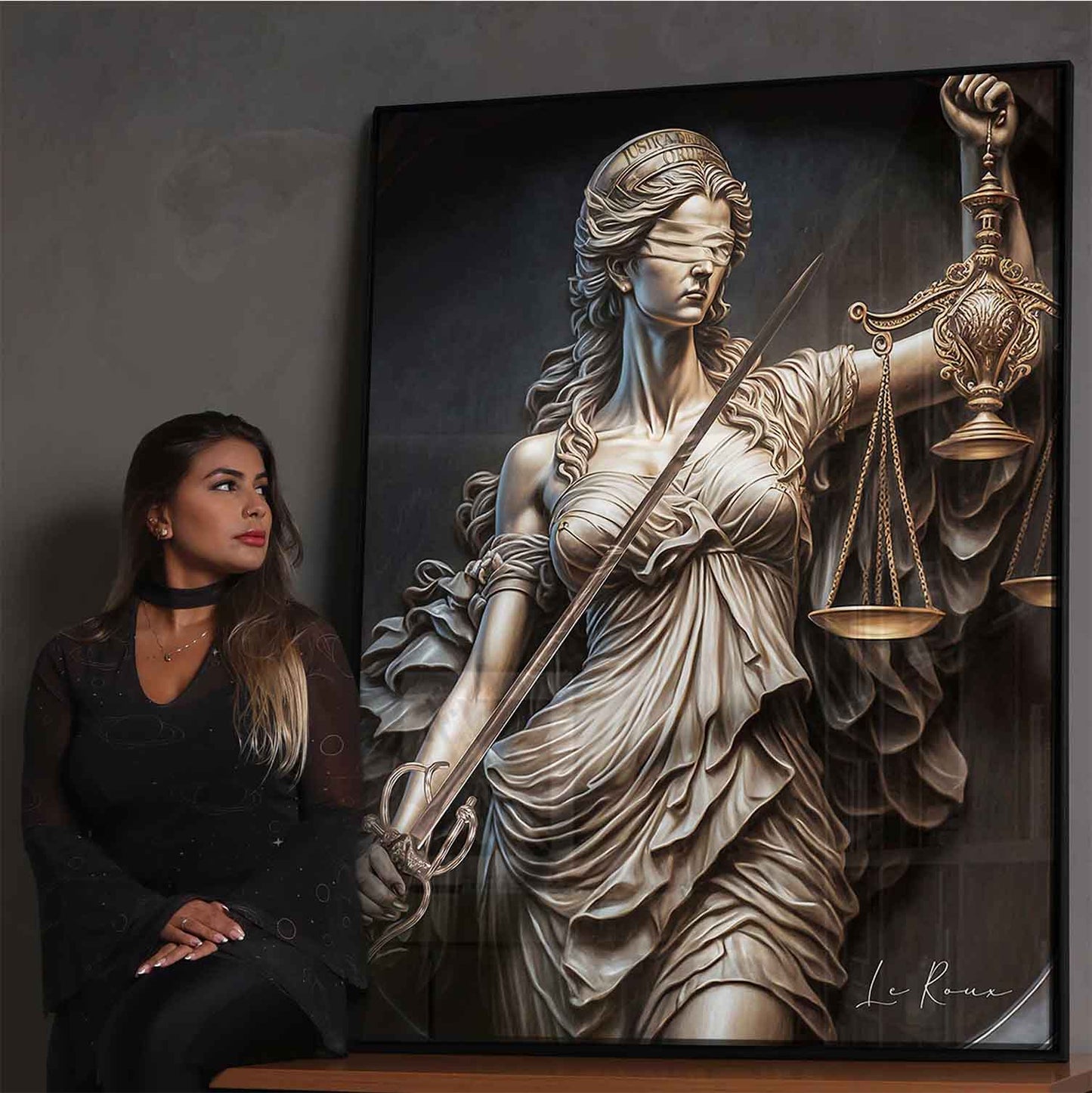 अमूर्त रंगीन पर्वत - 3 भाग