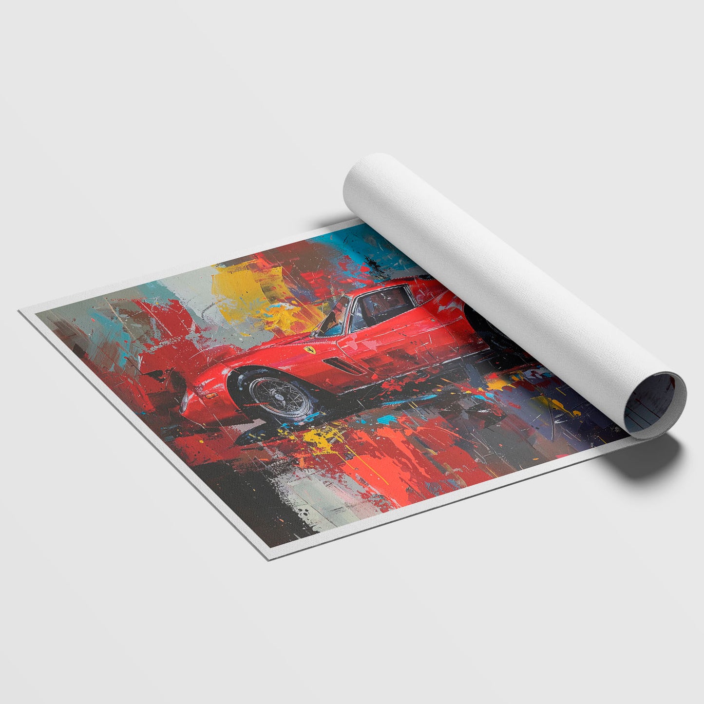 अमूर्त रंगीन पर्वत - 3 भाग