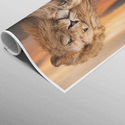 अमूर्त रंगीन पर्वत - 3 भाग