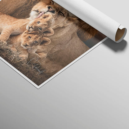 अमूर्त रंगीन पर्वत - 3 भाग