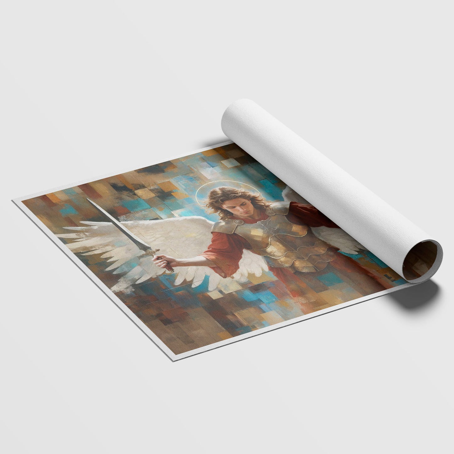 Saint Michael Grid Art