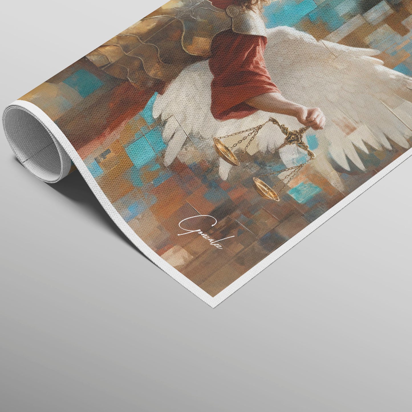 Saint Michael Grid Art