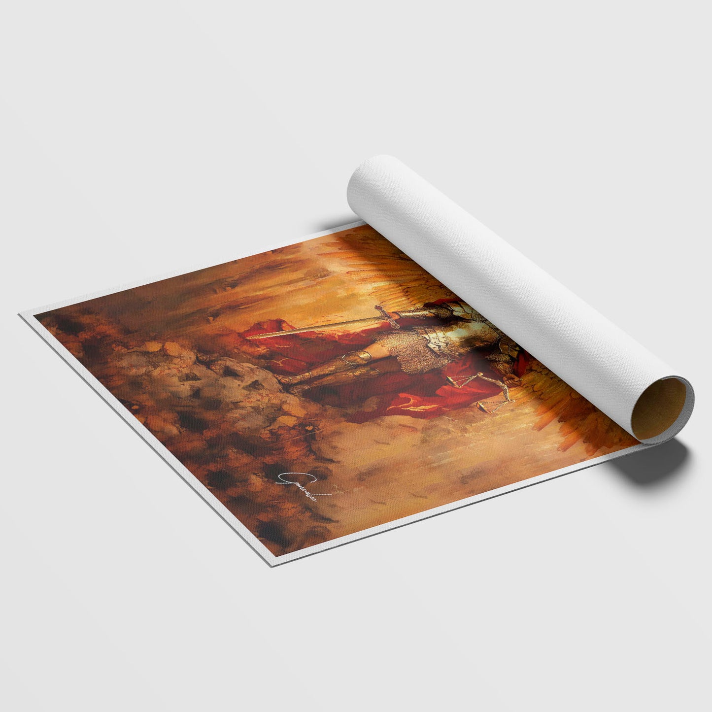 अमूर्त रंगीन पर्वत - 3 भाग