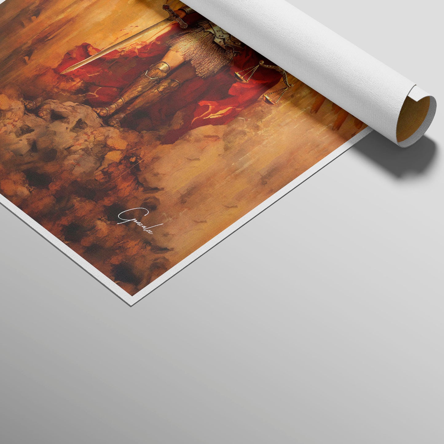 अमूर्त रंगीन पर्वत - 3 भाग