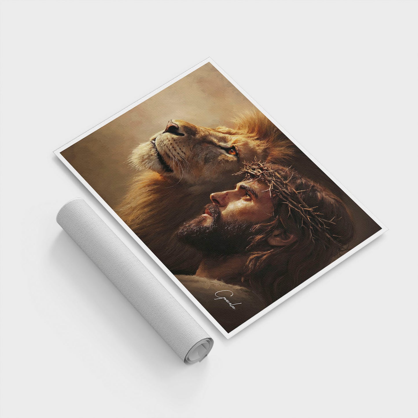 अमूर्त रंगीन पर्वत - 3 भाग