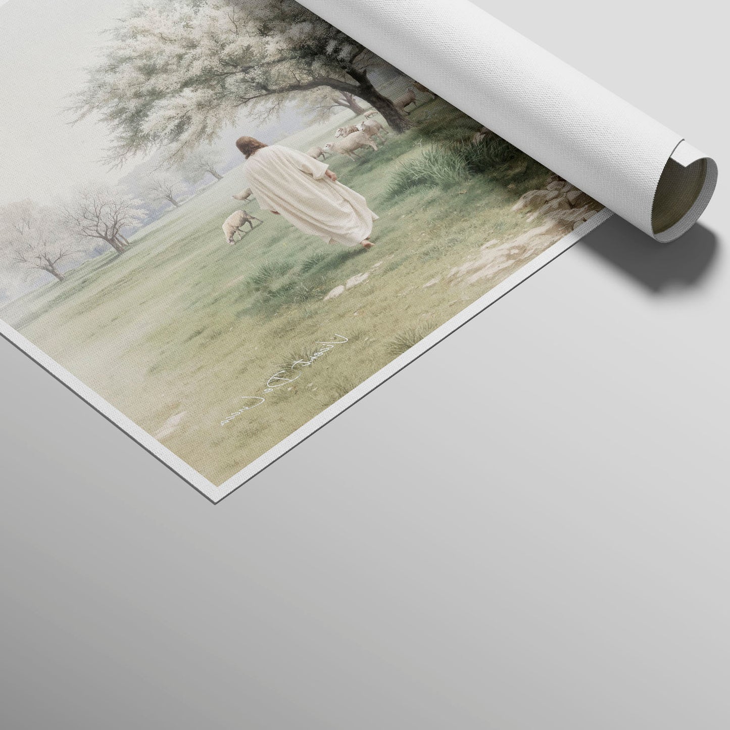 अमूर्त रंगीन पर्वत - 3 भाग