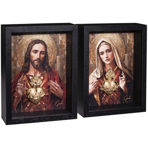 अमूर्त रंगीन पर्वत - 3 भाग