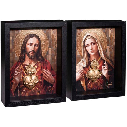 अमूर्त रंगीन पर्वत - 3 भाग