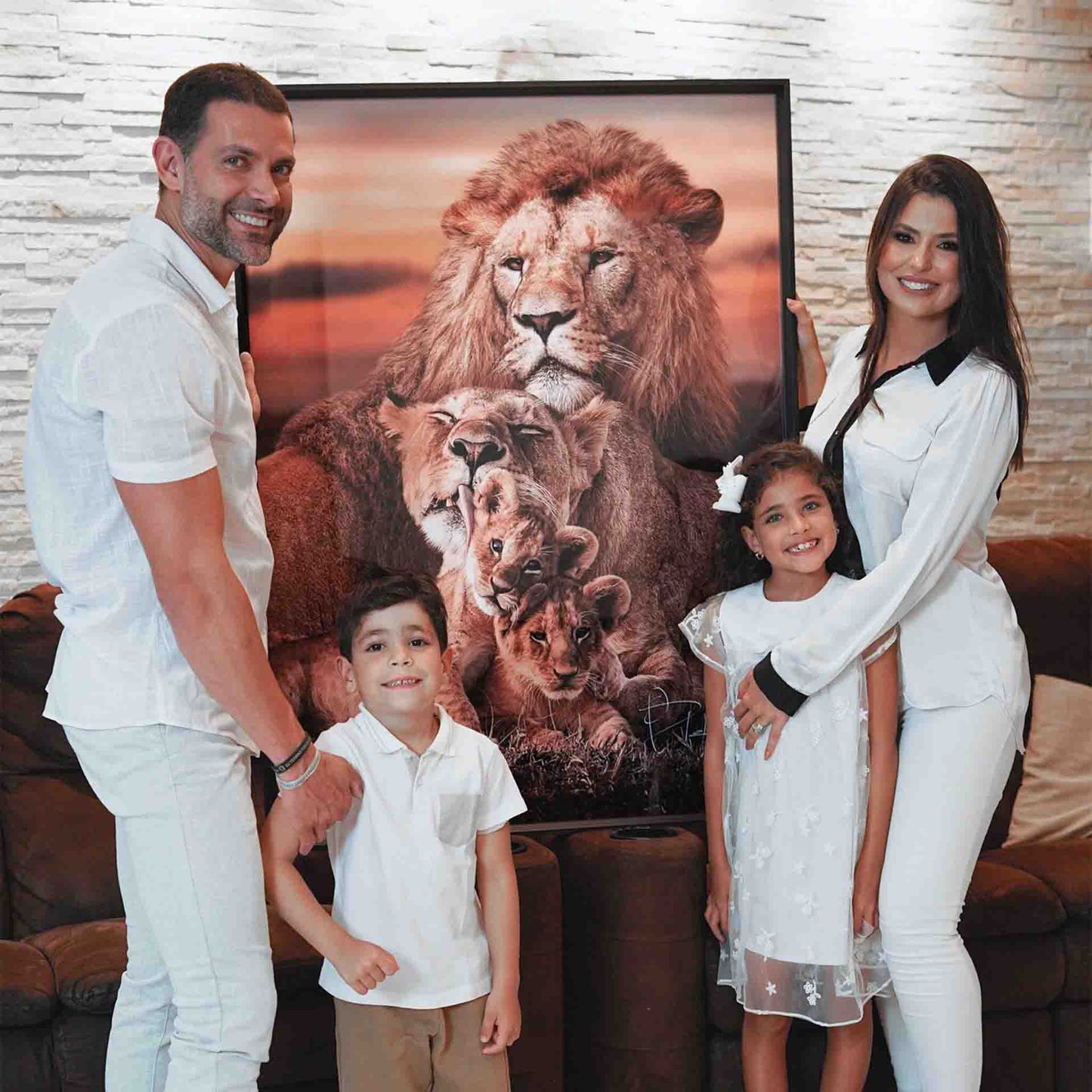 अमूर्त रंगीन पर्वत - 3 भाग