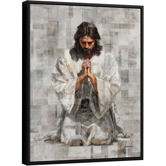 Jesus Grid Art Minimalist