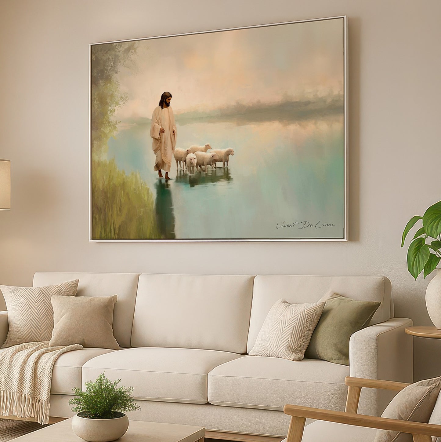 अमूर्त रंगीन पर्वत - 3 भाग