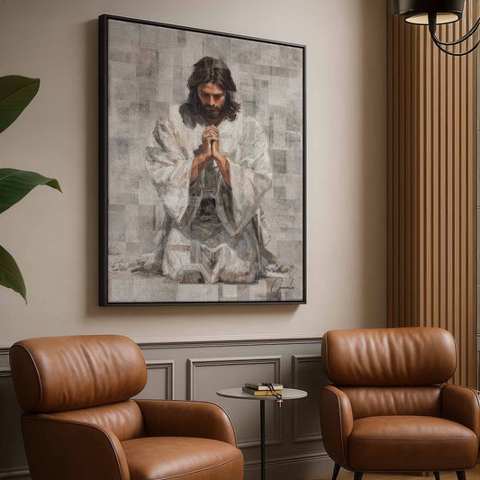 Jesus Grid Art Minimalist