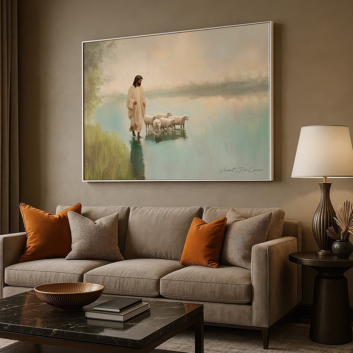 अमूर्त रंगीन पर्वत - 3 भाग