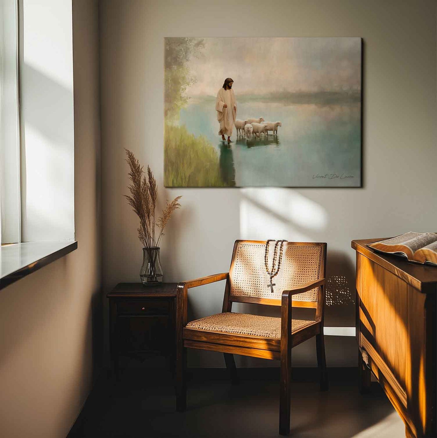 अमूर्त रंगीन पर्वत - 3 भाग