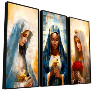Blessed Virgins Grid Art – 3 Parts